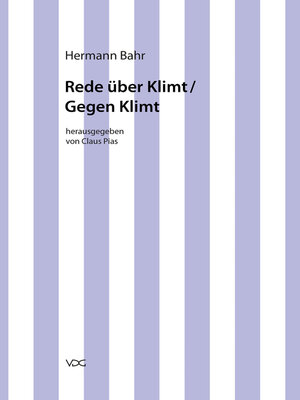 cover image of Hermann Bahr / Rede über Klimt / Gegen Klimt